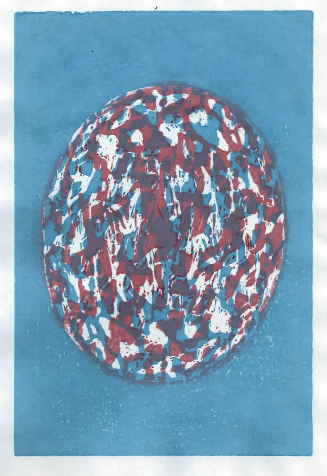 Scan of Mokublad selected work named 'Keien 1' by Gauthier Dejonghe.